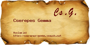 Cserepes Gemma névjegykártya